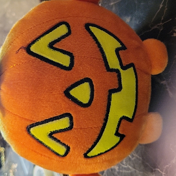 5inch tall plush Halloween toy pumpkin - Picture 2 of 3